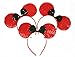 RufnTop Mickey and Minnie Mouse Sequins Ears Headband(Mix Colors Sequin Set of 12)