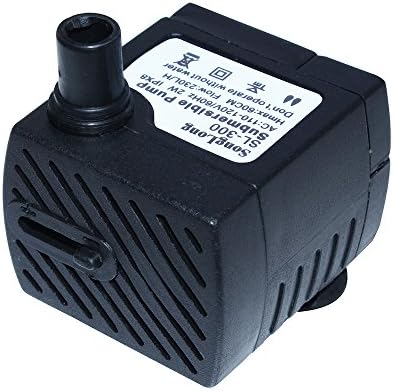 Songlong 60 GPH (230L/H) Submersible Water Pump For Aquarium, Pond, Fish Tank Fountain Water Pump Hydroponics with 5.9ft (1.8M) Power Cord