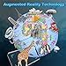 Smart Globe - Augmented Reality Educational World Geography, AR App Experience, Up to 10 Sections Educational Content, Realistic 3D Scenes, LED Light, STEM Toy Adventure Learning Toy Gift for Kids