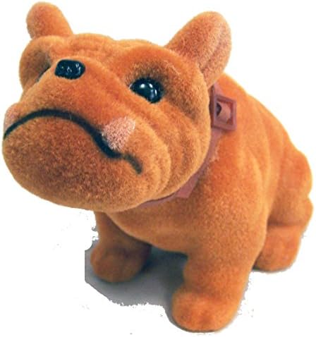 Moving Bobbling bobble Head BULLDOG Small toy Dog