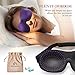 Eye Mask for Sleeping, Woman Sleep Mask, Patented Design 100% Blackout Eye Mask, 3D Contoured Comfortable Eye Cover & Blindfold, Great for Travel/Nap/Night's Sleeping (Medium-Purple)