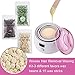 Wowax Wax Warmer Hard Wax Beads Hair Removal Waxing Kit with Wax Applicator Sticks for Adults (Unisex) Body Hair Removal