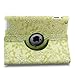 T&G Bright Auto Sleep/Wake Function Magnetic 360 Degree Rotating Smart Stand Case Cover for 9.7 inch iPad 2/3/4 Tablets with a Stylus as a Gift--Floral Embossed Flower Pattern,Green