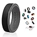 UROKAZ   Silicone Wedding RingBlack   GreySize 10  Inner Diameter ~ 19.76 mm