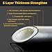 HOMEIDEAS 71-Inch Shower Hose Extra long Non-Toxic PVC Flexible Handheld Shower Head Hose Handheld Showerhead Sprayer Extension