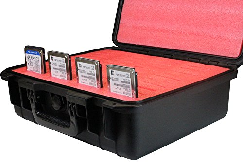SiForce Drive Transporter S40 -Rugged External Hard Drive Carrying Case - Fits 40 2.5" Hard Drives