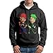 Markiplier Jacksepticeye Men Pullover Black Hooded Sweatshirt