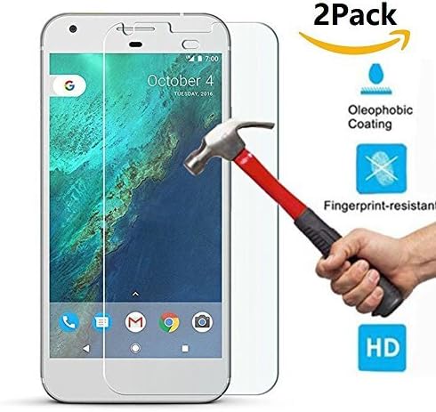 Google Pixel Glass Screen Protector [2 Pack], YooGoal Premium 3D Touch Phone Tempered Glass Screen Protection Film For Google Pixel (Ultra Clear)