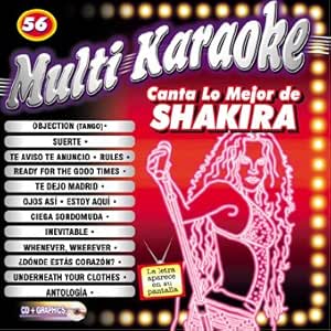 Karaoke Music Cdg Multikaraoke Oke 0056 Canta Lo Mejor De Shakira Cdg Amazon Com Music