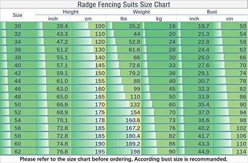 Radge Unisex 350N Fencing Knickers for Sabre, Foil, Epee, 48 Yards - Thumbnail 3