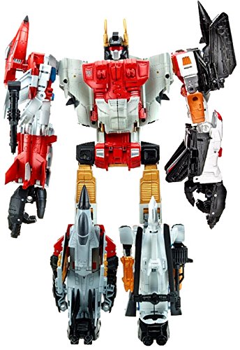 Transformers Generations Combiner Wars Silverbolt, Alpha Bravo, Firefly, Skydive & Air Raid Action Figures [Superion] (Hasbro Toys)