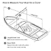 RVMasking Heavy Duty 600D Polyester Trailerable Boat Cover Black for 17'-19' / 20'-22'L V-Hull Runabouts Outboards and I/O Bass Boats (20-22 ft)