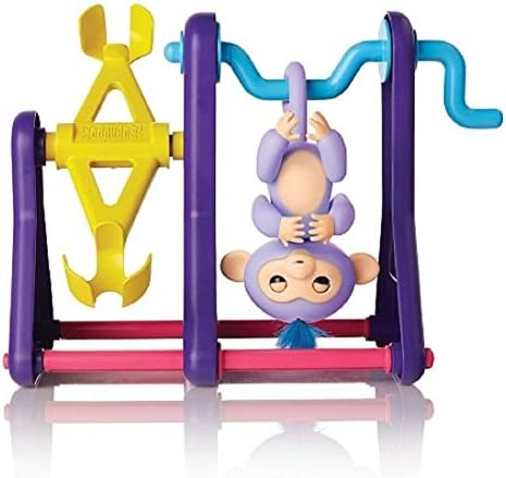 Finger Monkey Jungle Swing Gym Playset Interactive Baby Monkey Climbing Stand (Multicolor)