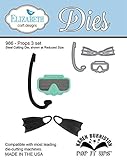 Elizabeth Craft Designs Steel Cutting Die, Props 3-Set Snorkel