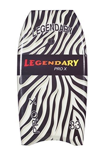 GYN Trade Heat Sealed Legendary Pro X Bodyboard Hard Slick Printed (Zebra, 33'') - Thumbnail 3