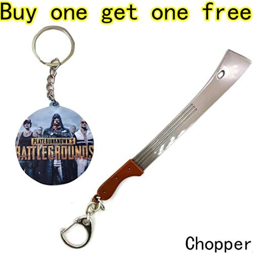MiouPlayerunknown's Battlegrounds Weapon PUBG Collection Chicken Dinner GunKey Chain (Chopper Keychain)