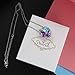 Pealrich Love Heart Fashion Pendant Necklace with SWAROVSKI Crystal,Mothers Day Gifts for Women (Multicolor)
