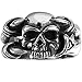 Men's Stainless Steel Dragon Claw Skull Ring Band Vintage Fashion Gothic Biker Punk Rock Silver Black Size 13