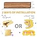 Wooden Magnetic Knife Holder 12,5 inch - Housewarming Gifts, Household Gift Ideas for Couples: Mom & Dad, Wife & Husband