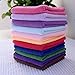 10pcs Practical Durable Soft Fiber Cotton Face Hand Cloth Towels Washcloths