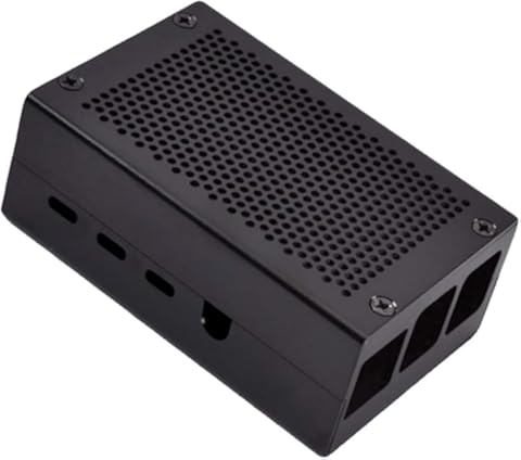 Milageto Para Raspberry Pi 4 Shell Caja De Disipador De Calor De Gabinete De Aleación De Aluminio Resistente