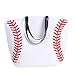 E-FirstFeeling Large Baseball Tote Bag Sports Prints Tote Handbag Beach Bag Travel Bag for Women (Baseball)