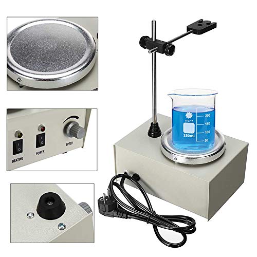 Pevor Laboratory Magnetic Stirrer Hot Plate Stir Plate Magnetic Mixer Hot Plate Magnetic Stirrer 1000ml Lab Heating Mixer 110/220V 300W 1000ML - Thumbnail 3