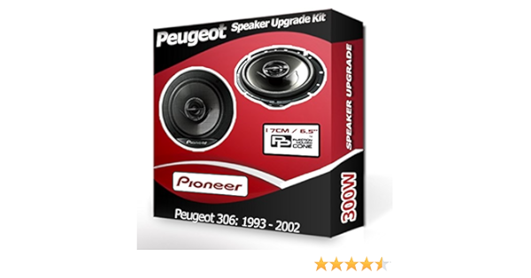 Pioneer Altavoces de Puerta Delantera para Peugeot 306, 240 W ...