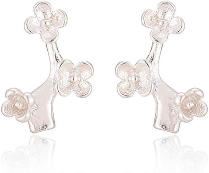 Sterling Silver Stud Earrings Forest Earrings Branch