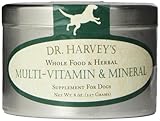 Dr. Harvey's Herbal Multi-Vitamin and Mineral Supplement for Dogs, 8-Ounce Tin