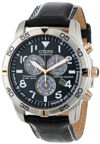 Citizen Men's BL5476-00E Eco-Drive Two Tone Perpetual Calendar Chronograph Watch