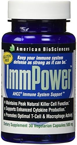ImmPower-American BioSciences Immune System Support, 500mg 30 Vegetarian Caps by Lag3