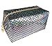 Bewaltz Mermaid Makeup Brushes bag Cosmetic Bag Makeup Bag Toiletry Travel Bag Handy Large Protable Wash Pouch Waterproof Zipper Handbag, Waterproof, Silver