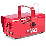 MARQ Fog 400 LED | 400W Water-Based Special Effects Fog Machine with Red-Color LED Lights (Red)