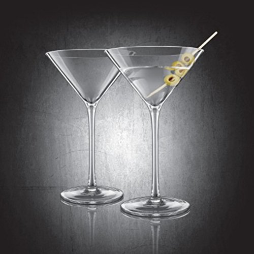 Final Touch 2er Set Gläser Martinigläser Cocktail Gläser Kristallglas Hergestellt mit DuraSHIELD Titanium verstärkt für… – Bild 4