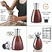 ZENZENZE Airtight Cold Brew Iced Coffee Maker and Tea Infuser With Spout - 8 Cup / 1.6 Quarts / 50oz Glass, Brewing Glass Carafe with Removable Stainless Filter, FREE Recipes eBook