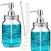 Gifort Soap Dispenser Lids, Lids Stainless Steel Lotion Dispenser Pumps for Mason Jar Replacement Soap and Lotion Dispenser Pumps Lids Rust Proof Leak Resistant [ 2 PCS]