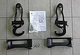 Mopar Dodge Ram 1500 Front Tow Hooks & Steel Bumper Bezels OEM