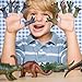 10 Pcs Dinosaur Finger Puppets, Best Choice for Party Favors, Stocking Stuffers, Pinata Fillers and Goodie Bag Fillers
