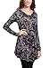 BAISHENGGT Women's Flared Comfy Loose Fit Tunic Top Medium Purple