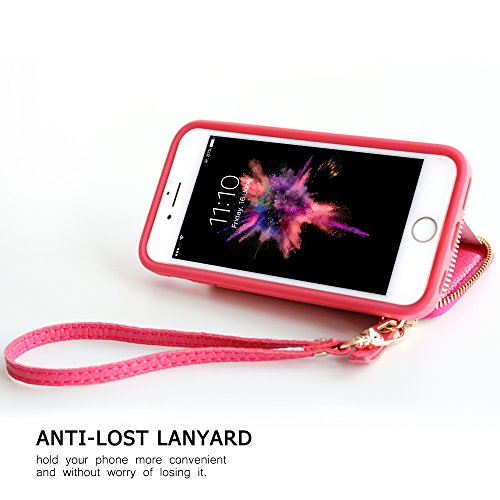 image for iphone 6 Plus Wallet Case, ZVE iphone 6 Plus Case with Credit Card Hol