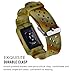 Moretek Silicone Bracelet Replacement Band Strap for Samsung Gear Fit2 & Fit2 Pro Tracker Smartwatch (New YellowCamo)