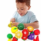 SMTSMT Kid Cutting Fruit Vegetable Pretend Play Educational Toy