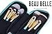Beau Belle Mini's - 9 Makeup Brushes - Makeup Brush Set - Makeup Brushes Set - Make Up Brushes - Professional Makeup Brushes (Mint Green)
