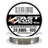 Fast Fog 100 ft - 28 Gauge AWG Nichrome 80 Resistance Wire 100' Length