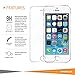 iPhone 5 5S SE Screen Protector 3 Pack, UPPERCASE Premium Tempered Glass Screen Protector for iPhone 5, 5S, SE, 4 inch Screen