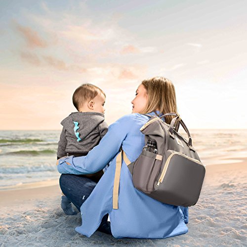 Diaper Bag Backpack - Baby Bags for Mom, Girls & Boys | BEST 2018 Women Organizer for Boy & Girl with Bookbag - Thumbnail 3