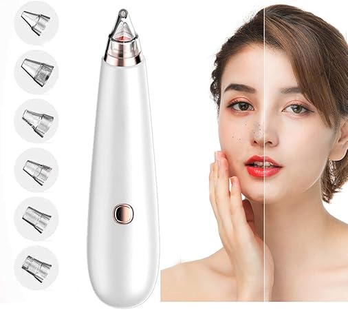 Amazon 毛穴真空にきびリムーバークリーナー電気角質吸引スポットしわ除去フェイシャル鼻皮膚ツールデバイス美容製品女性男性 吸盤にきび抽出ツールデバイス顔ホワイトヘッドギフト 白 Anshar フェイスローラー 通販