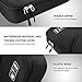 Electronics Bag, Jelly Comb Electronic Accessories Travel Cable Organizer Waterproof Cord Storage Bag for Cables, iPad (Up to 11''),Power Bank, USB Flash Drive and More-(All Black)
