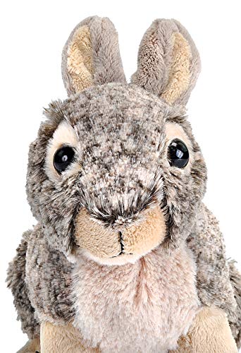 Wild Republic 15951 18044 Bunny Plush Plüsch Kaninchen, Cuddlekins Kuscheltier, Plüschtier, 20 cm, Multi – Bild 3